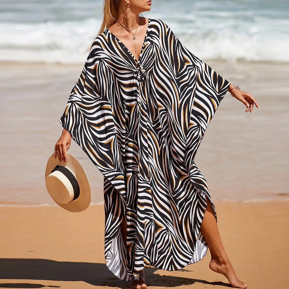 Sara Beach Kaftan Dress