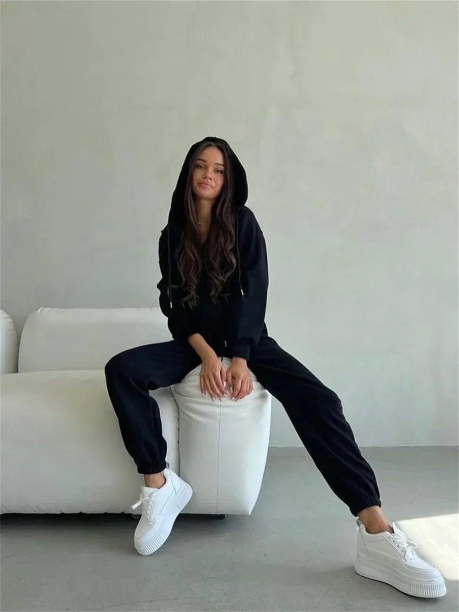 Comfort Sweatshirt and Trouser Set