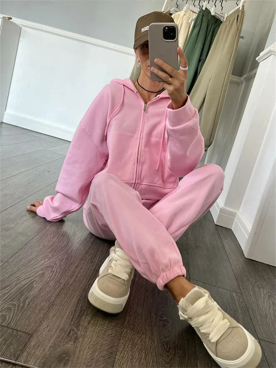 Comfort Sweatshirt and Trouser Set