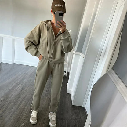 Comfort Sweatshirt and Trouser Set