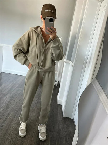 Comfort Sweatshirt and Trouser Set