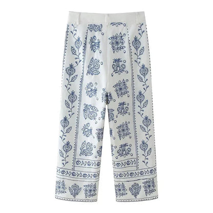 Positano 100% Linen Trousers, Made in Italy