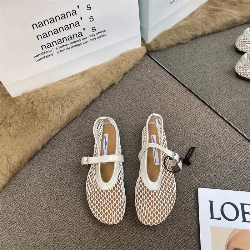 Maria Air Mesh Ballet Sandals