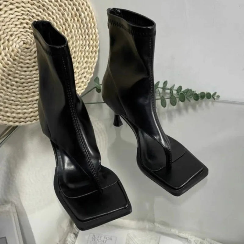 Cloe Stiletto Clip-in Toe Sandals