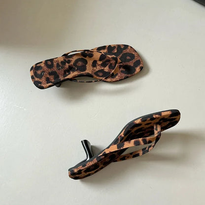Dianne Leather Slides