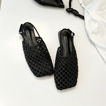 Lolita Woven Flat Sandals