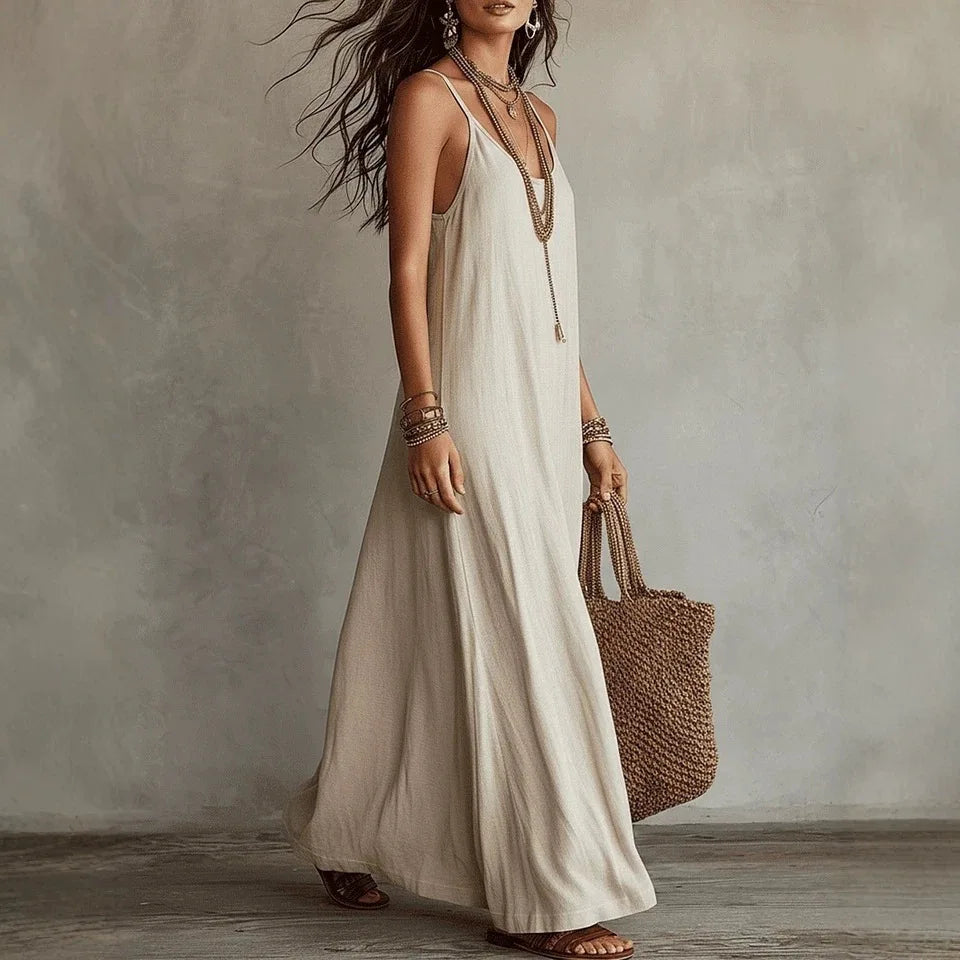 Kendall Backless Cami Maxi Dress