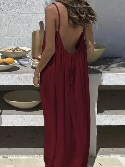 Moonbiffy Ankle-Length Sleeveless Gown
