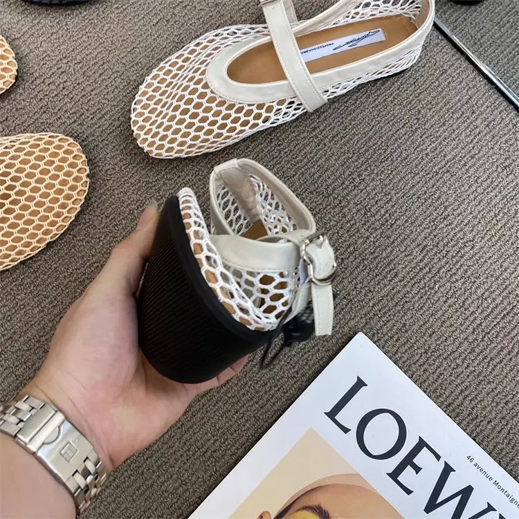 Maria Air Mesh Ballet Sandals