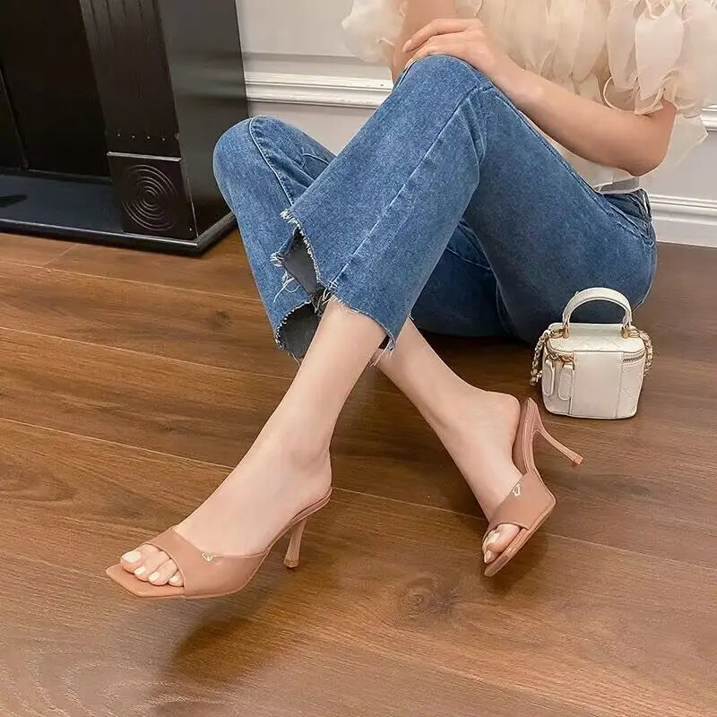 Luni Leather Heeled Sandals