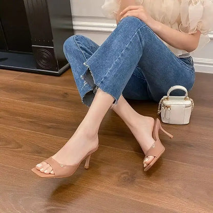 Luni Leather Heeled Sandals