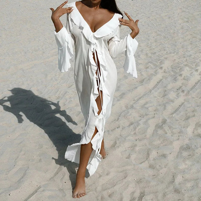 New Chiffon Tunic Beach Cover Up