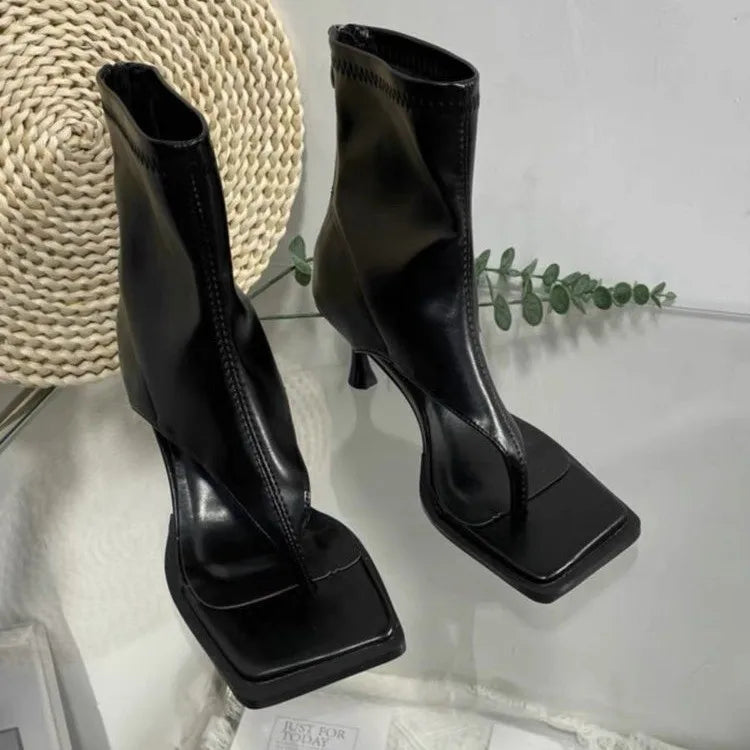 Cloe Stiletto Clip-in Toe Sandals