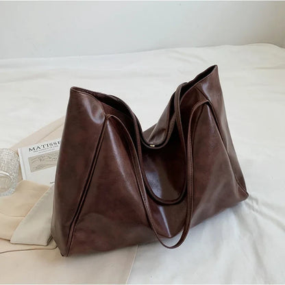 Red Large Capacity Tote Bag
