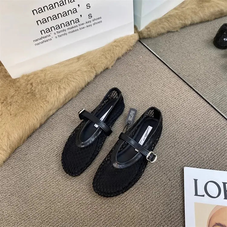 Maria Air Mesh Ballet Sandals