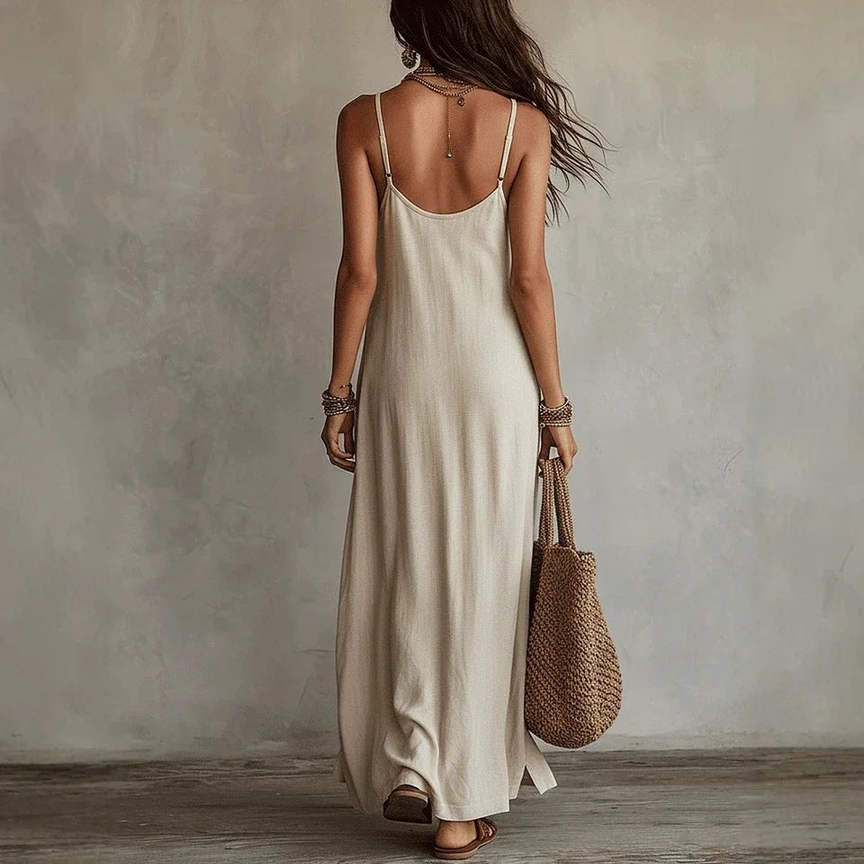 Kendall Backless Cami Maxi Dress