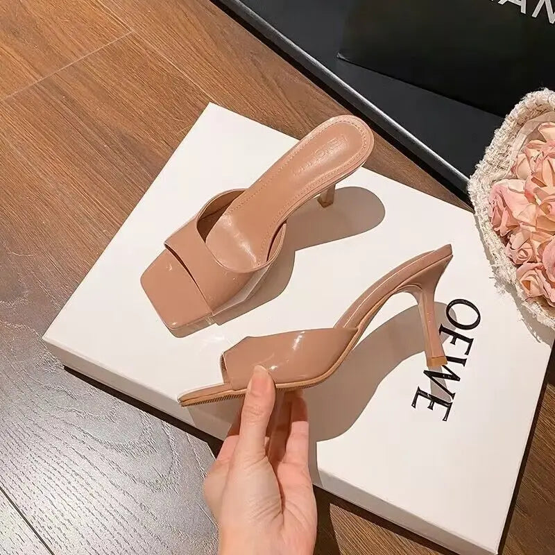 Luni Leather Heeled Sandals