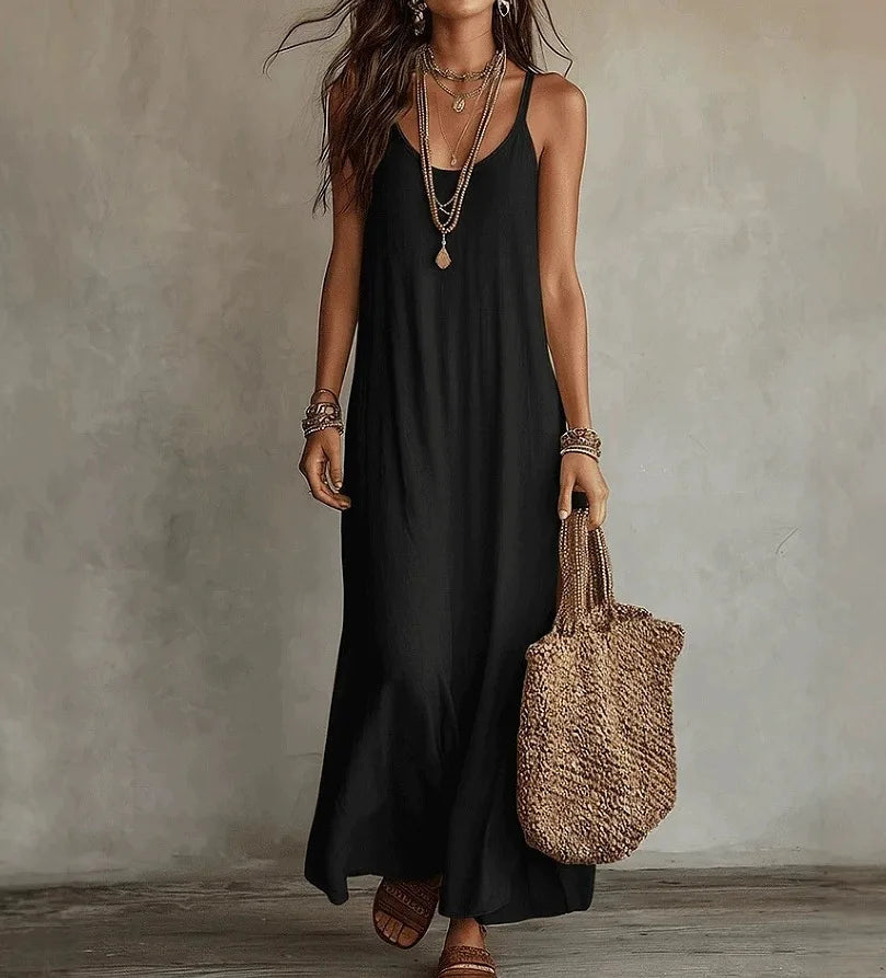 Kendall Backless Cami Maxi Dress