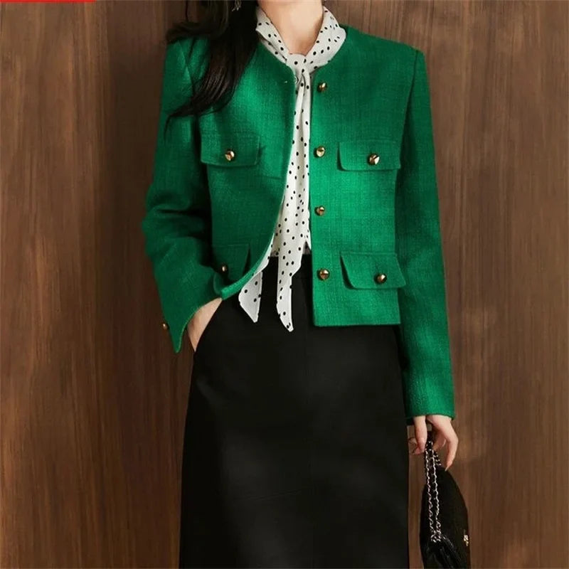 French-Style Tweed Jacket