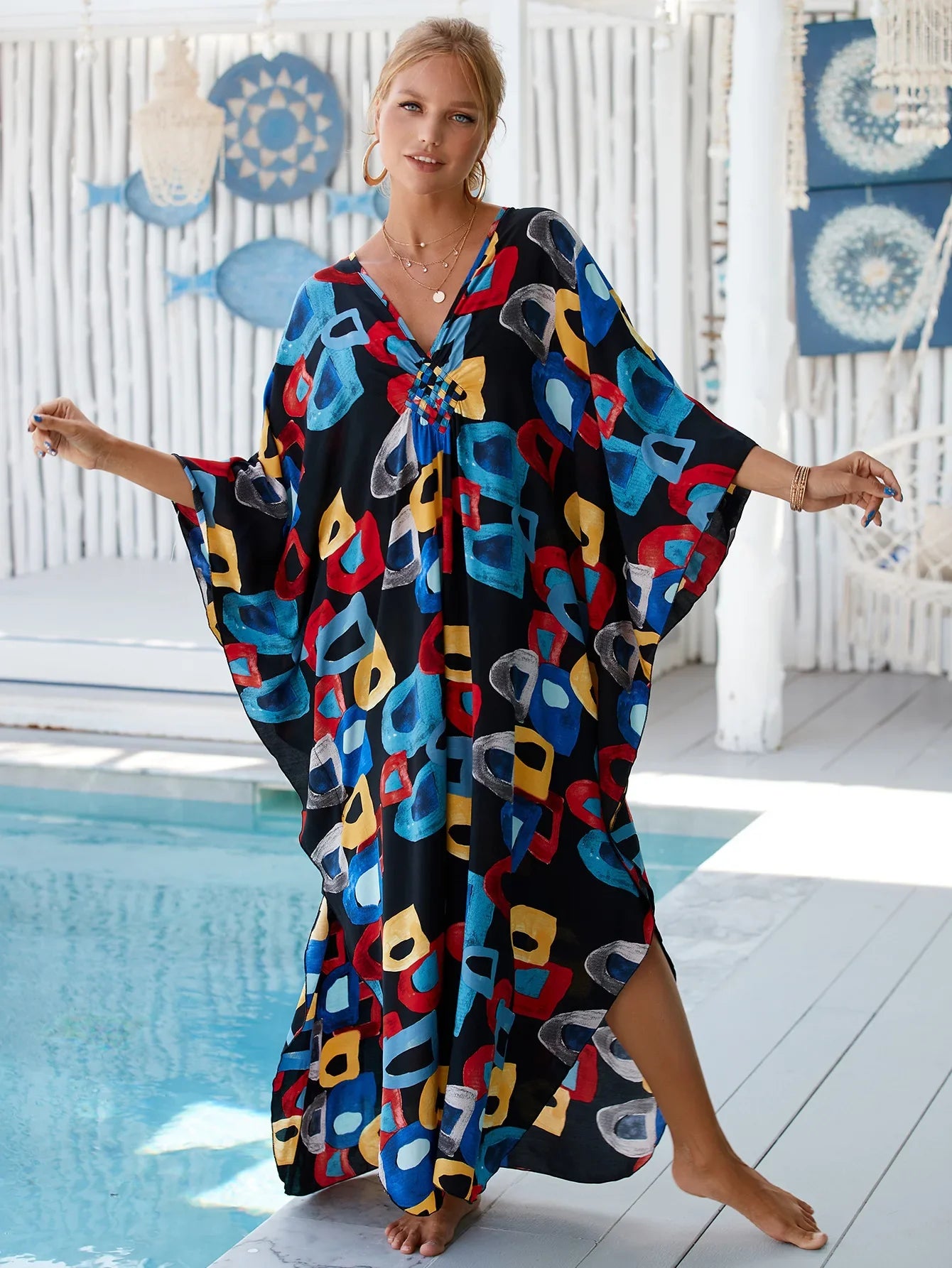 Sara Beach Kaftan Dress