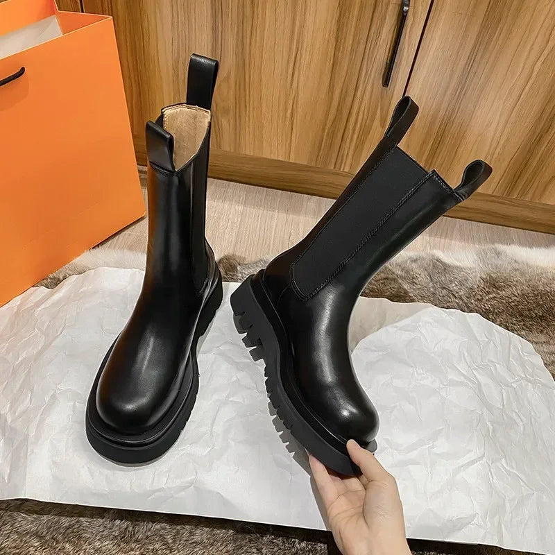 Kate Waterproof Leather Boots
