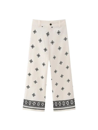 Capri 100% Linen Trousers, Made in Italy