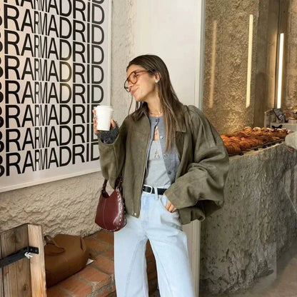 Elsa - Faux Suede Jacket