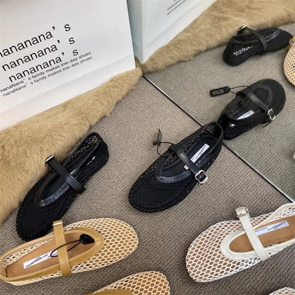 Maria Air Mesh Ballet Sandals