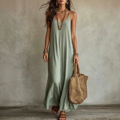 Kendall Backless Cami Maxi Dress