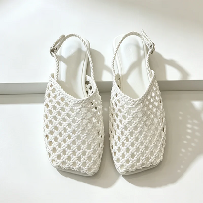 Lolita Woven Flat Sandals