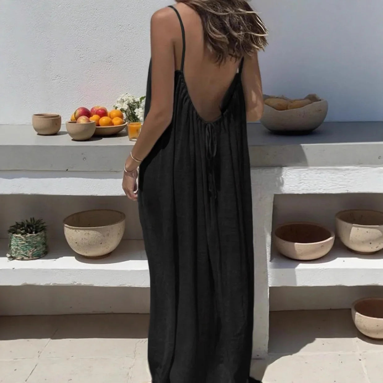 Moonbiffy Ankle-Length Sleeveless Gown