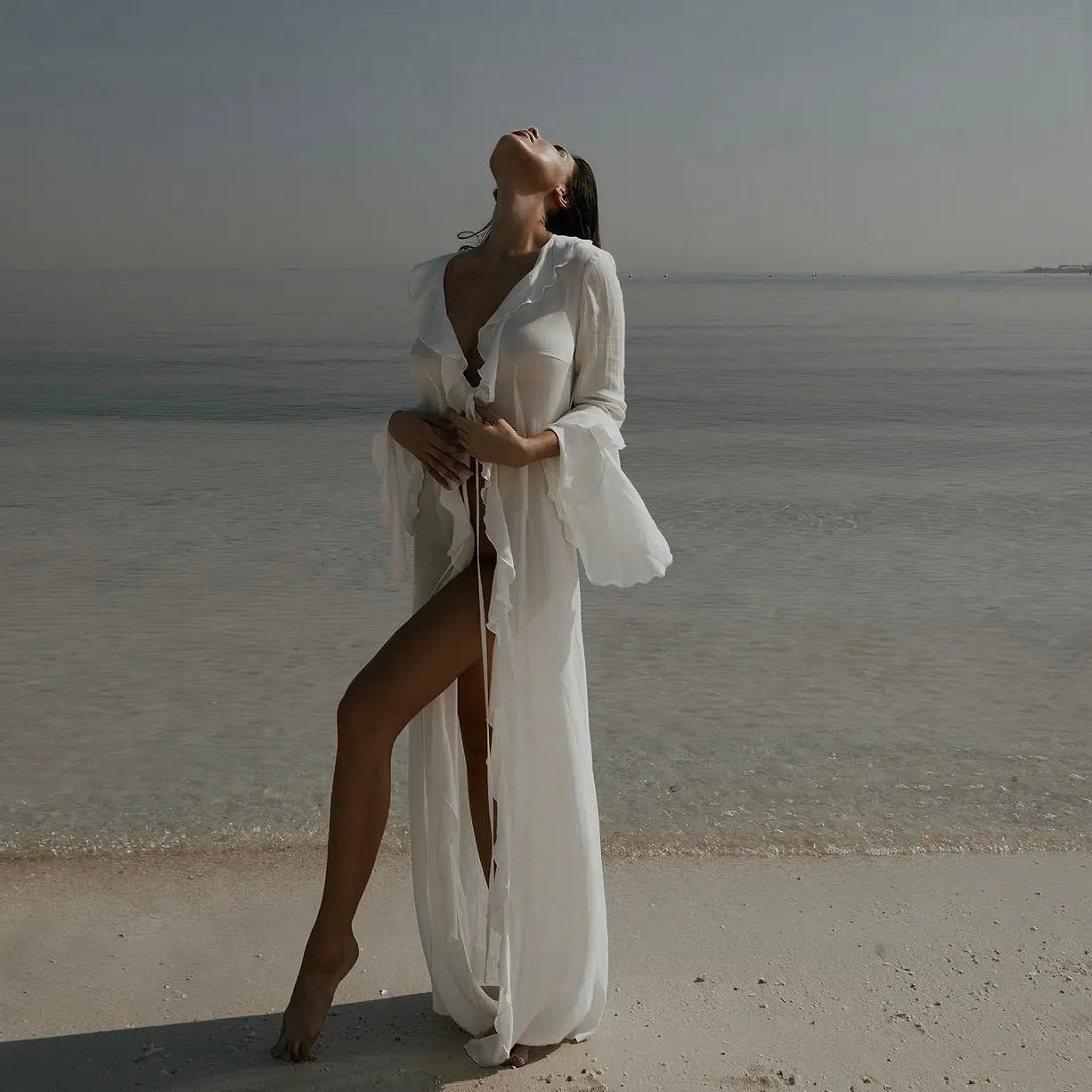 New Chiffon Tunic Beach Cover Up
