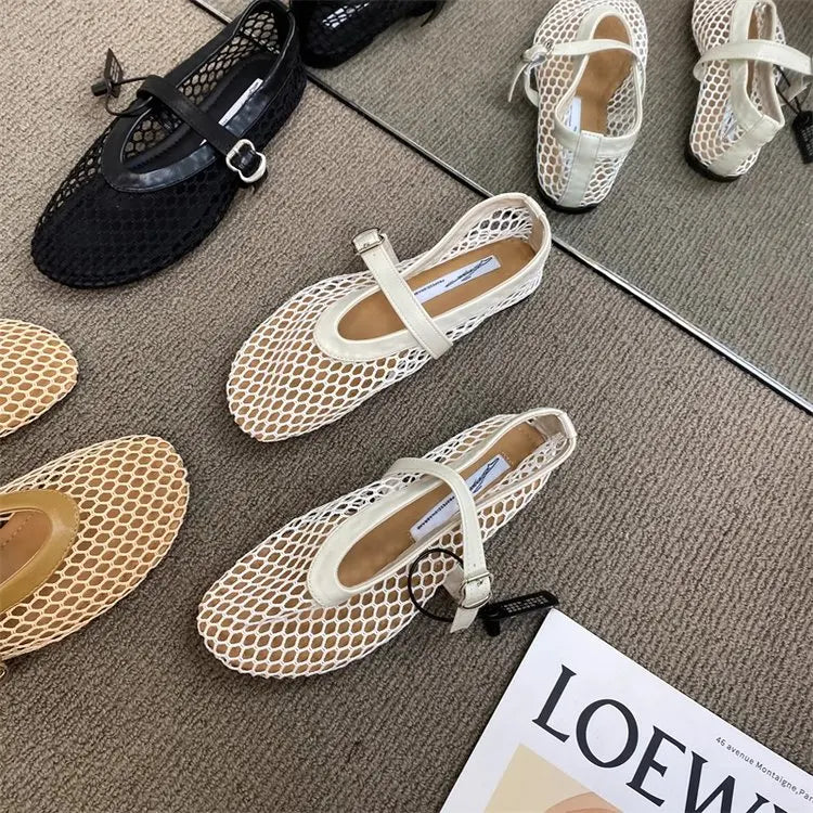 Maria Air Mesh Ballet Sandals