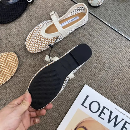 Maria Air Mesh Ballet Sandals