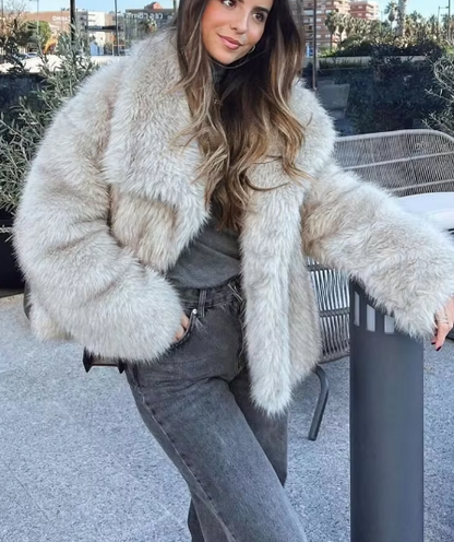 Megan - Faux Fur Jacket