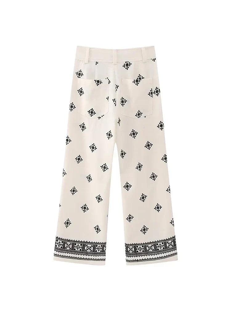 Capri 100% Linen Trousers, Made in Italy
