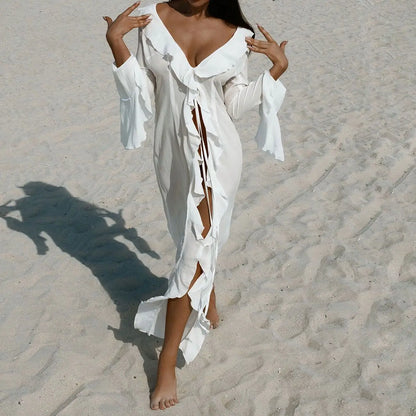 New Chiffon Tunic Beach Cover Up