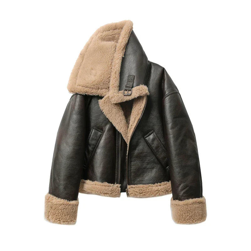 Raffa - Leather Shearling Jacket