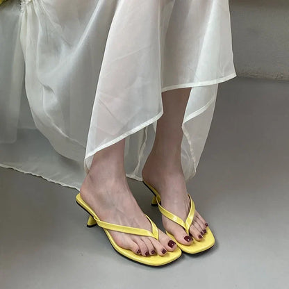 Dianne Leather Slides