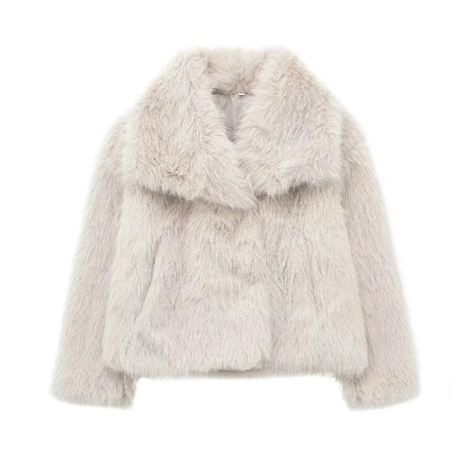 Megan - Faux Fur Jacket