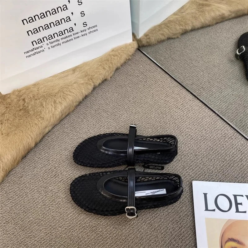 Maria Air Mesh Ballet Sandals