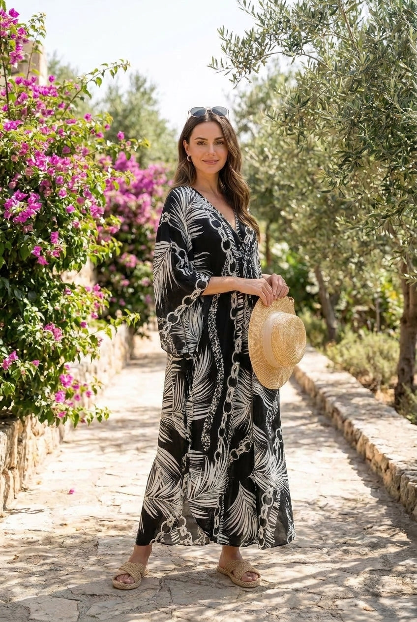 Sara Beach Kaftan Dress